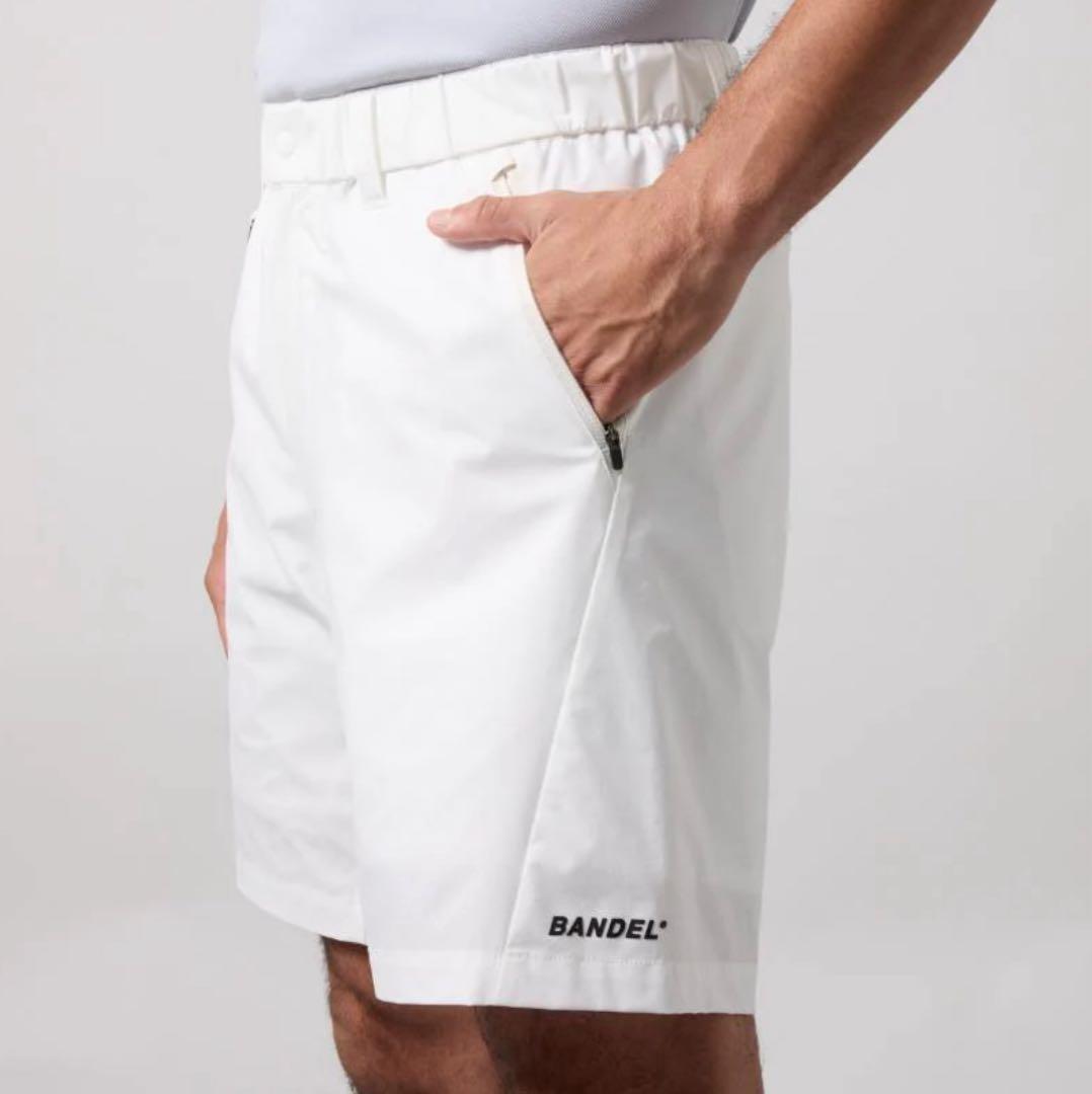 【新品・タグ付き】BANDEL メンズ ショートパンツ ホワイト 白 L