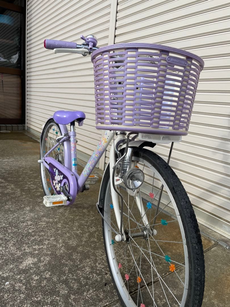 エコパル　ラベンダー　22インチ　ブリヂストンサイクル　キッズサイクル　ガールズ