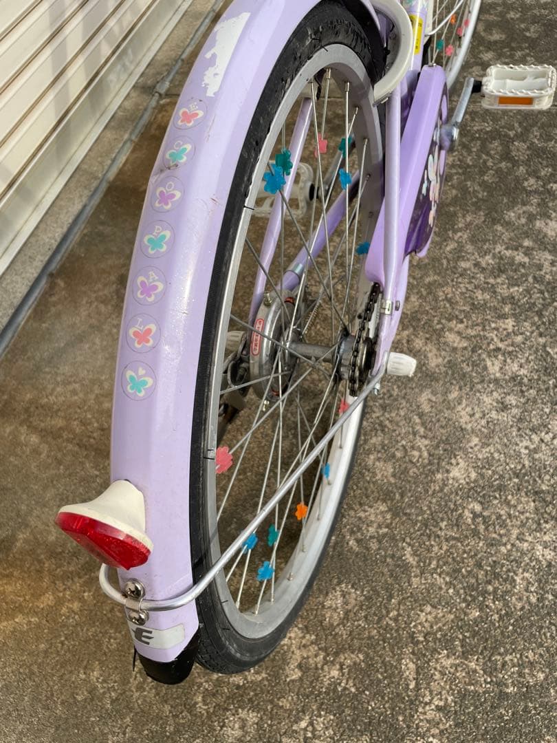 エコパル　ラベンダー　22インチ　ブリヂストンサイクル　キッズサイクル　ガールズ