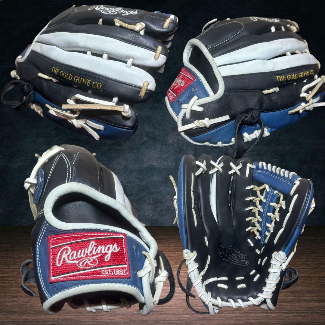 美品　希少Rawlings 軟式グローブ GRXAS8 左利き用 外野手　流通少