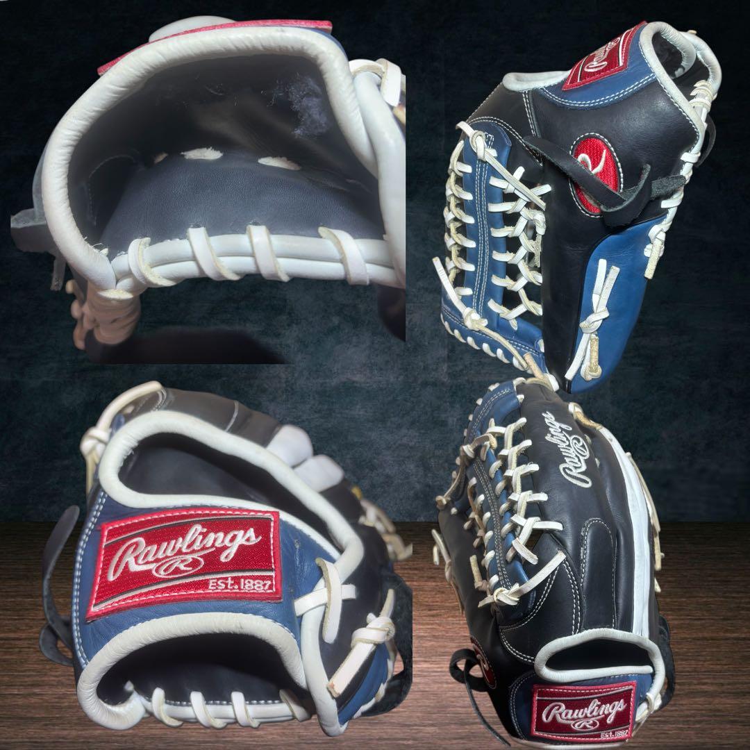 美品　希少Rawlings 軟式グローブ GRXAS8 左利き用 外野手　流通少