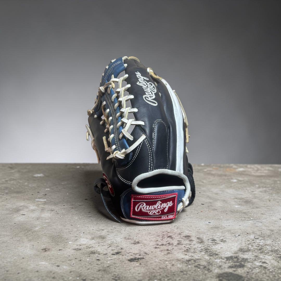 美品　希少Rawlings 軟式グローブ GRXAS8 左利き用 外野手　流通少