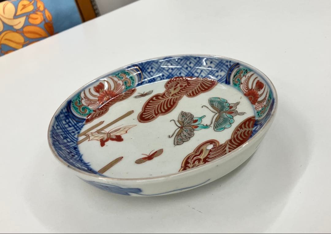 伊万里焼 蝶 皿
