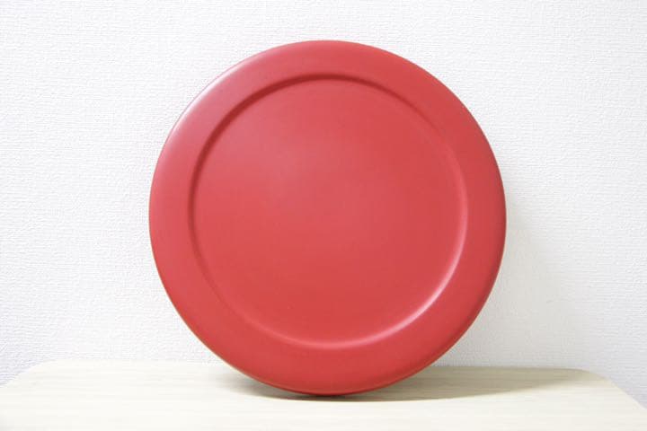 漆塗り丸盆