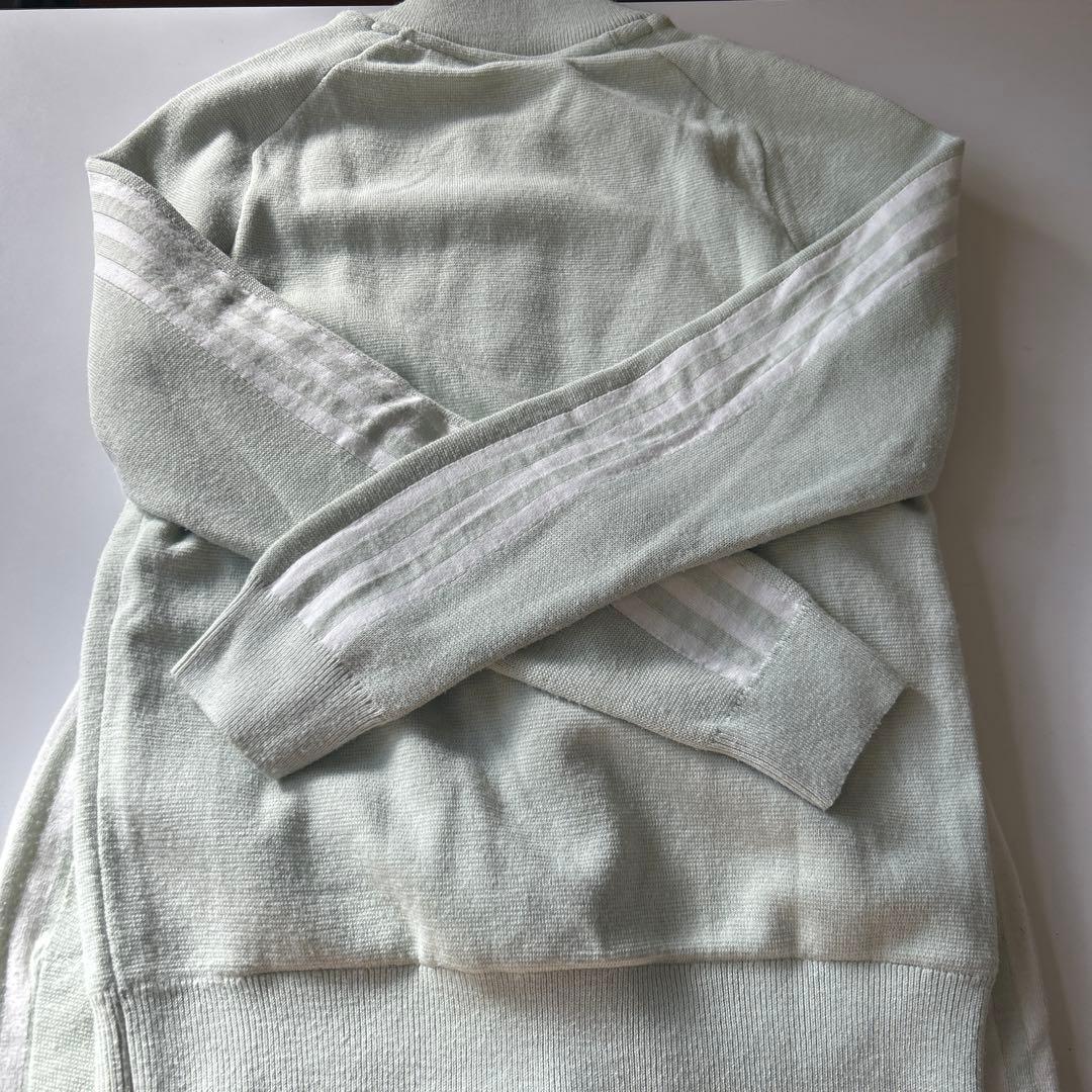 adidas レディースウェア A4/XS ライトグリーン セットアップ