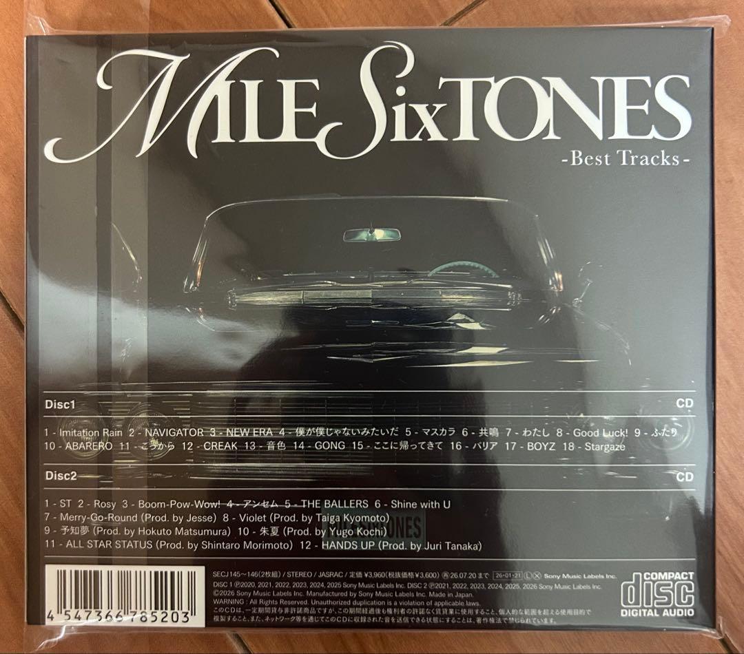 MILE SixTONES（初回盤A、通常盤）