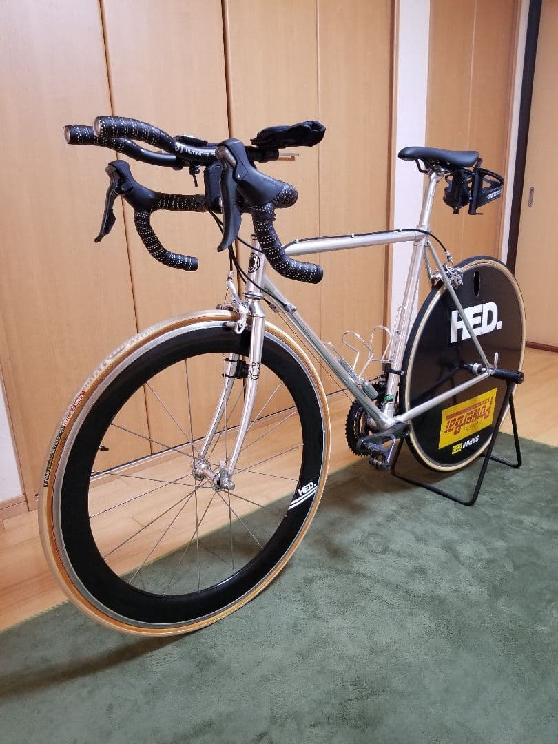 HED カーボン チューブラー フロント ホイール 700c
