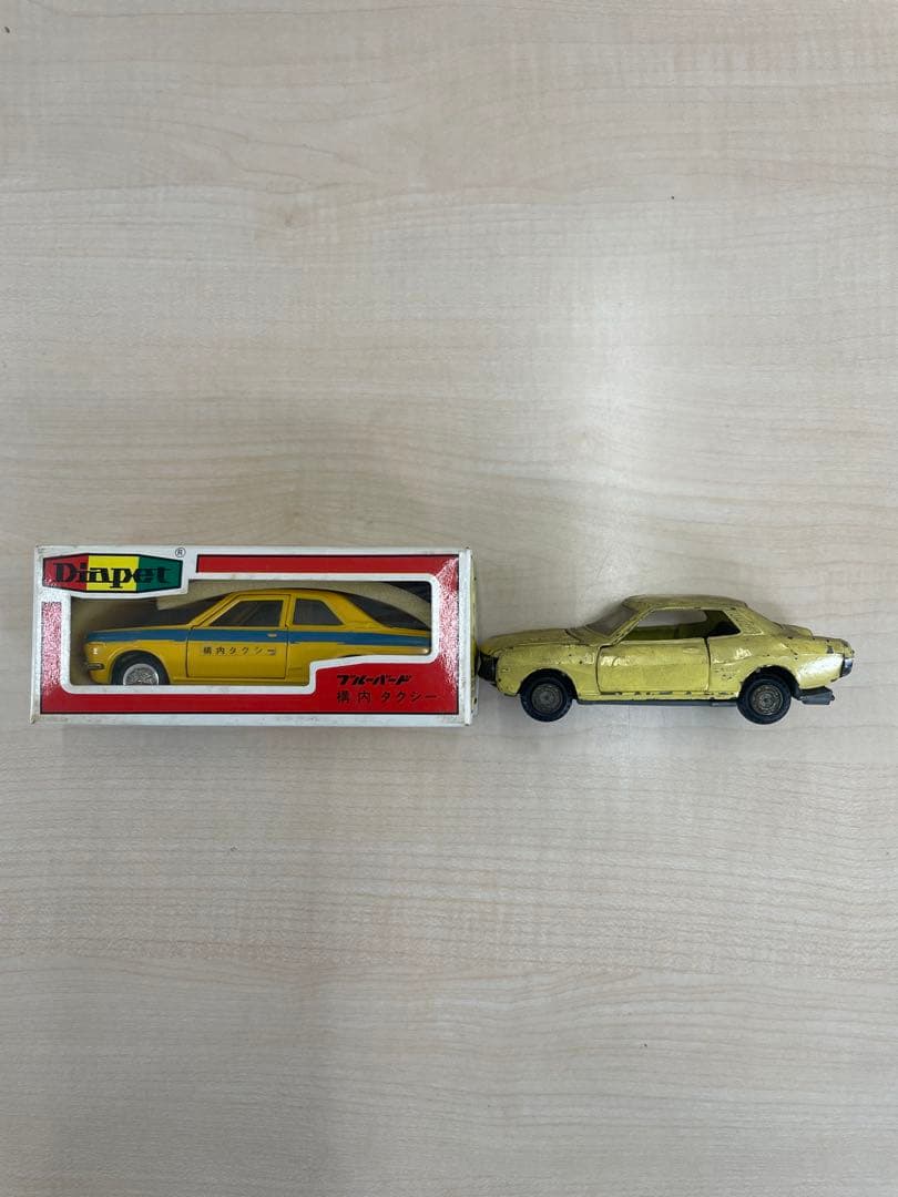 ミニカー2個　ダイヤペット　米沢玩具　レトロ　当時物