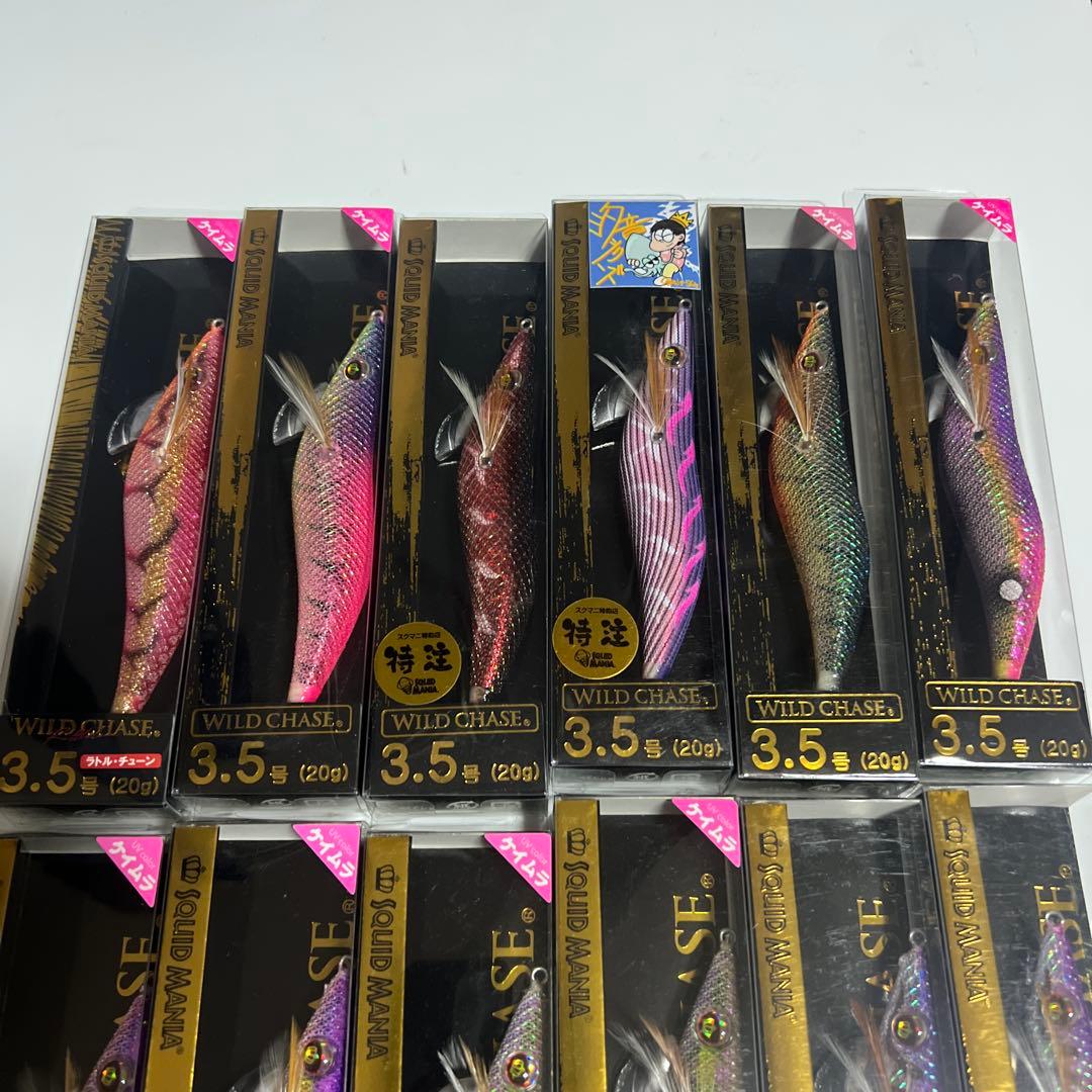 SQUID MANIA スクイッドマニア ワイルドチェイス 3.5号 セット売り