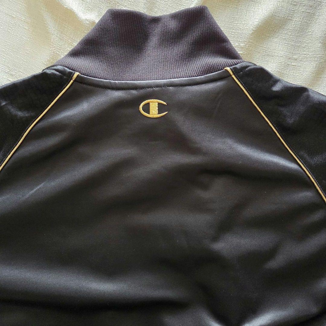 Champion チャンピオン×ドレスキャンプ セットアップジャージ 黒×金 L