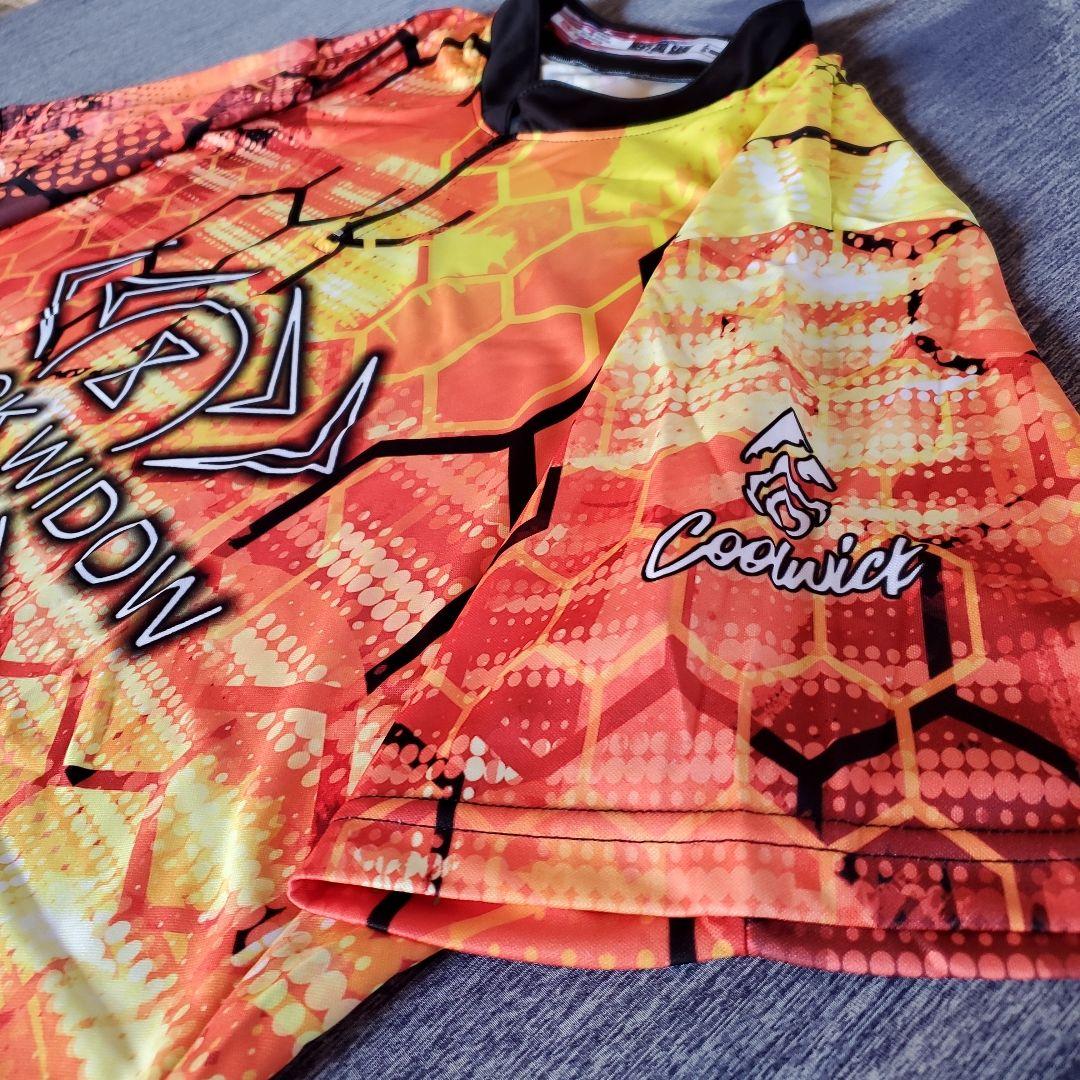 ✨新品✨ブラックウィドー【サイズ4XL】オレンジ　大きめ　USA製　ボウリング