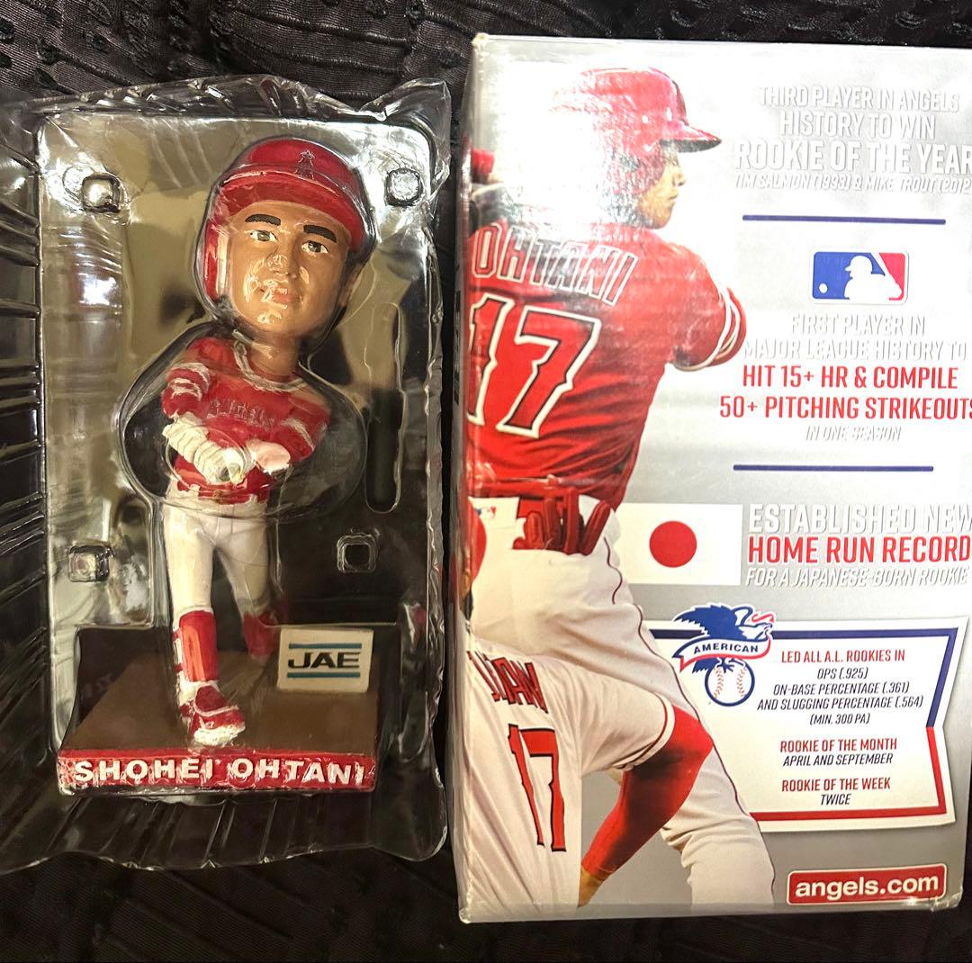 【球場配布】大谷翔平 2018年ルーキーオブザイヤー ボブルヘッド