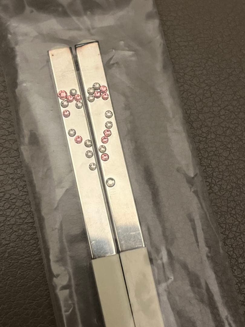 クリストフル　お箸　ラインストーン付き