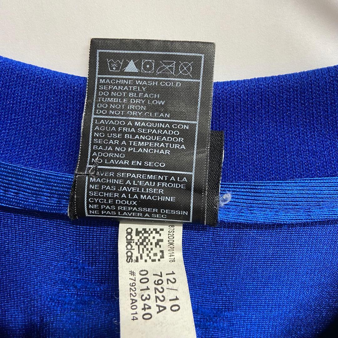 アディダス　カンザス大学　フットボールゲームシャツ　2XL　青【4409】