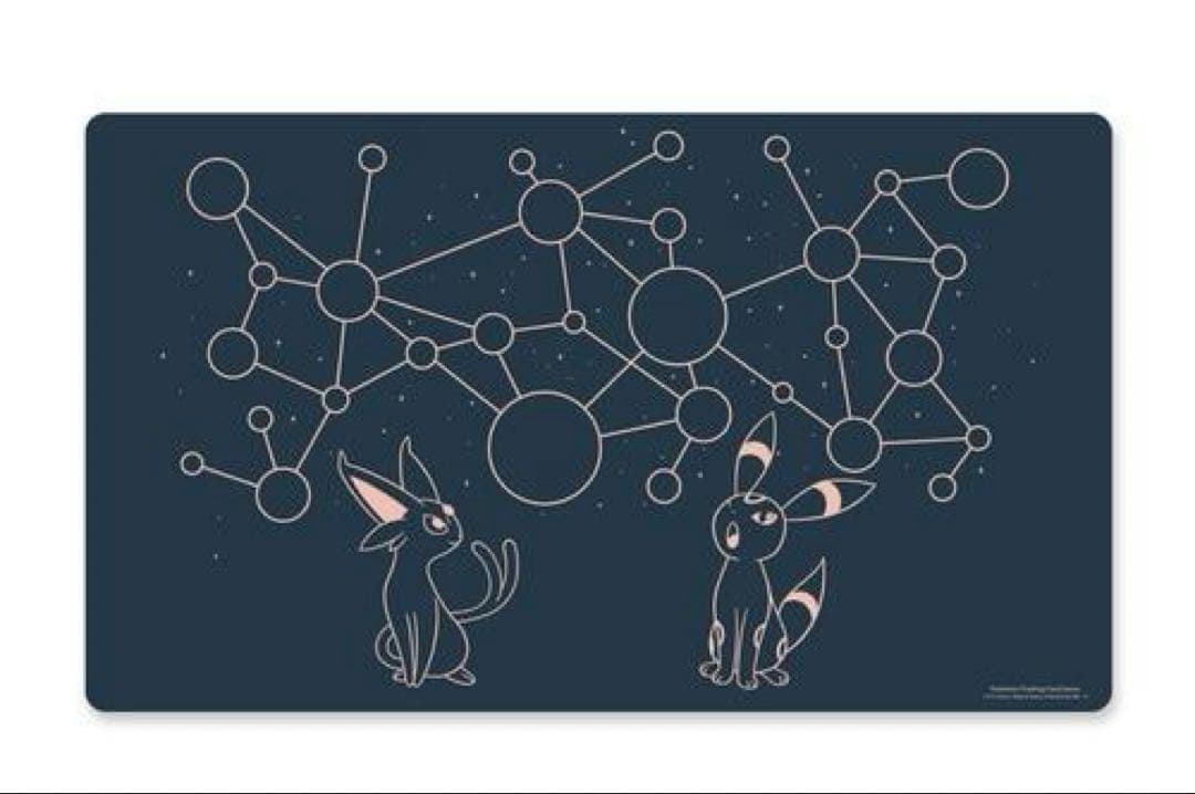 ポケモンカードゲーム 海外公式プレイマット エーフィ&ブラッキー 夜空の星座