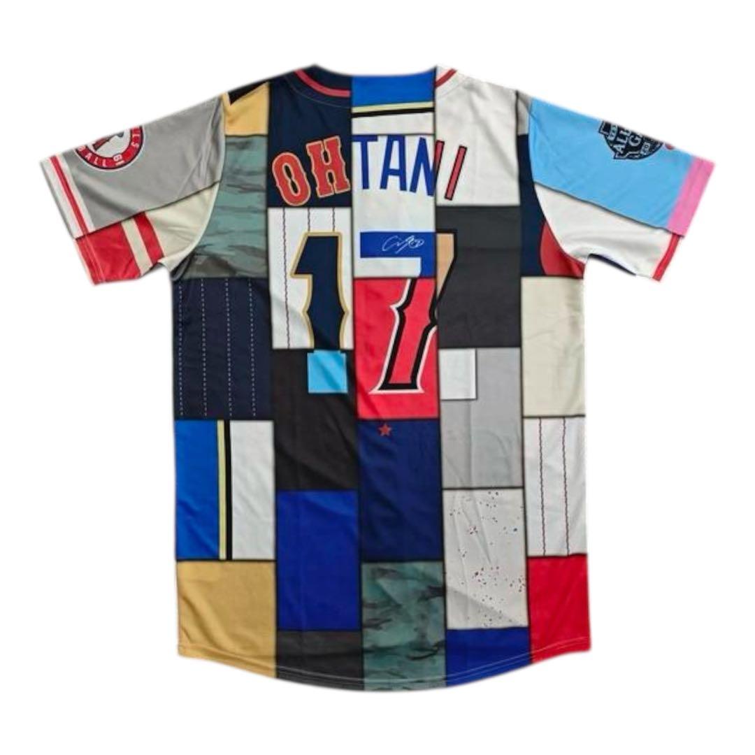 s*0様 非売品 大谷翔平 サインプリント歴代ミックスユニフォーム　ドジャースW