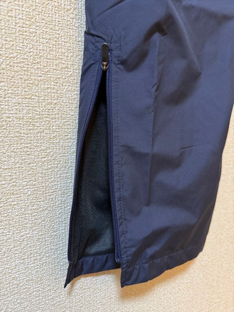【新品タグ付】MIZUNOブレスサーモ撥水防風ウォーマーパンツXLネイビー