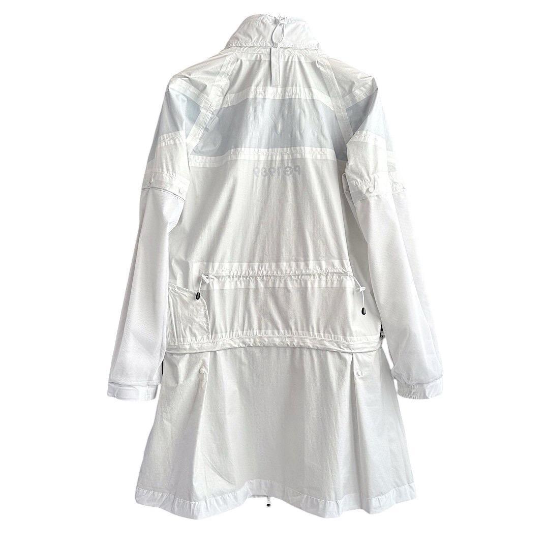 542 パーリーゲイツ ビックロゴレインワンピース定価44000円 白 0
