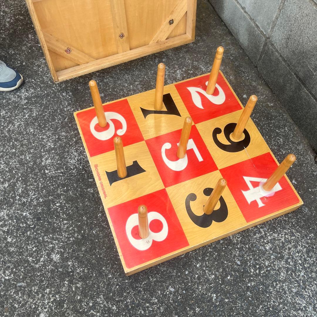 NICHIGAN ORIGINAL ニチガン 輪投げ　2セット　レク　木製