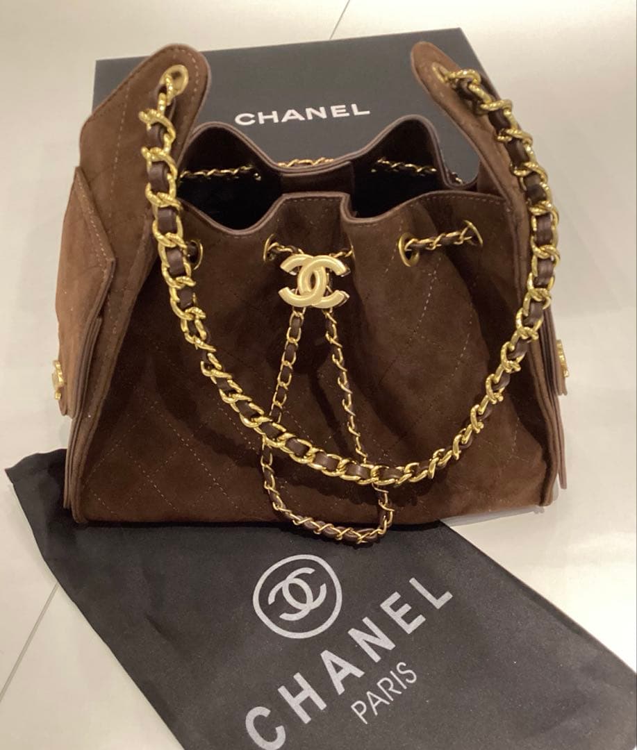 CHANEL CCホーボーバック　ブラウン　ノベルティ