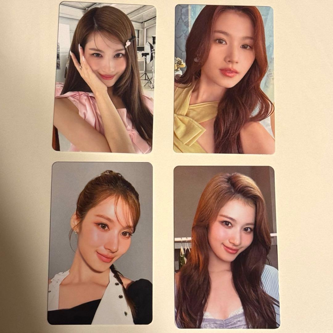 TWICE MISAMO サナ SANA トレカ4枚セット　スローガン