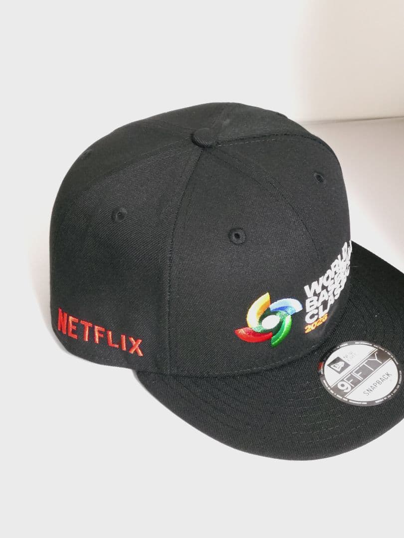 wbc2026　9FIFTY Wbc × Netflix フロントロゴ ブラック