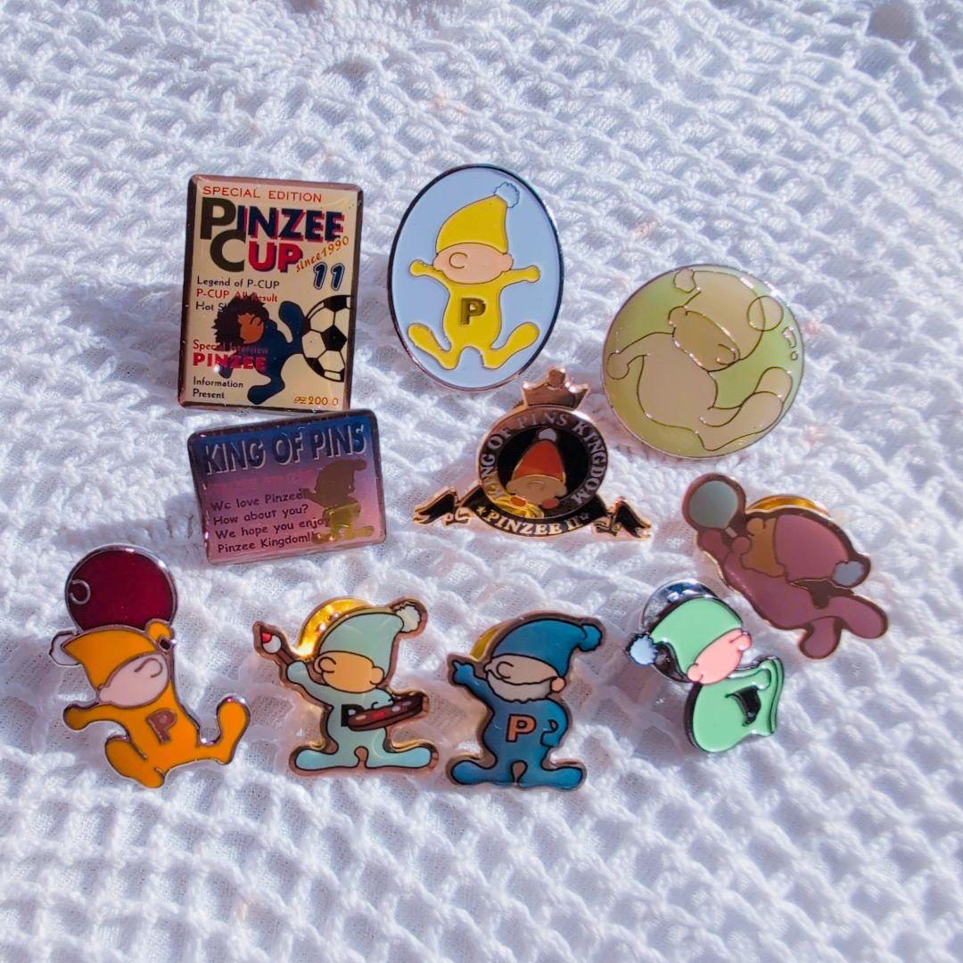 PINZEE 小人　ピンバッジ 90s 平成レトロ おもちゃ かわいい