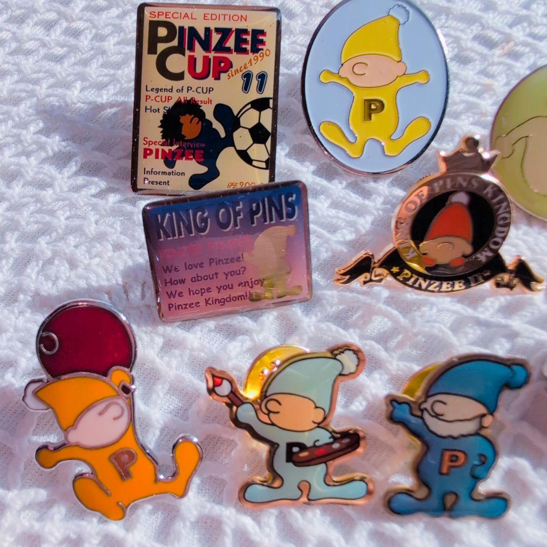 PINZEE 小人　ピンバッジ 90s 平成レトロ おもちゃ かわいい