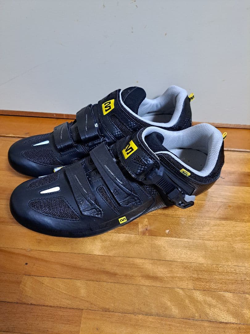 Mavic ブラック クリンチングシューズ