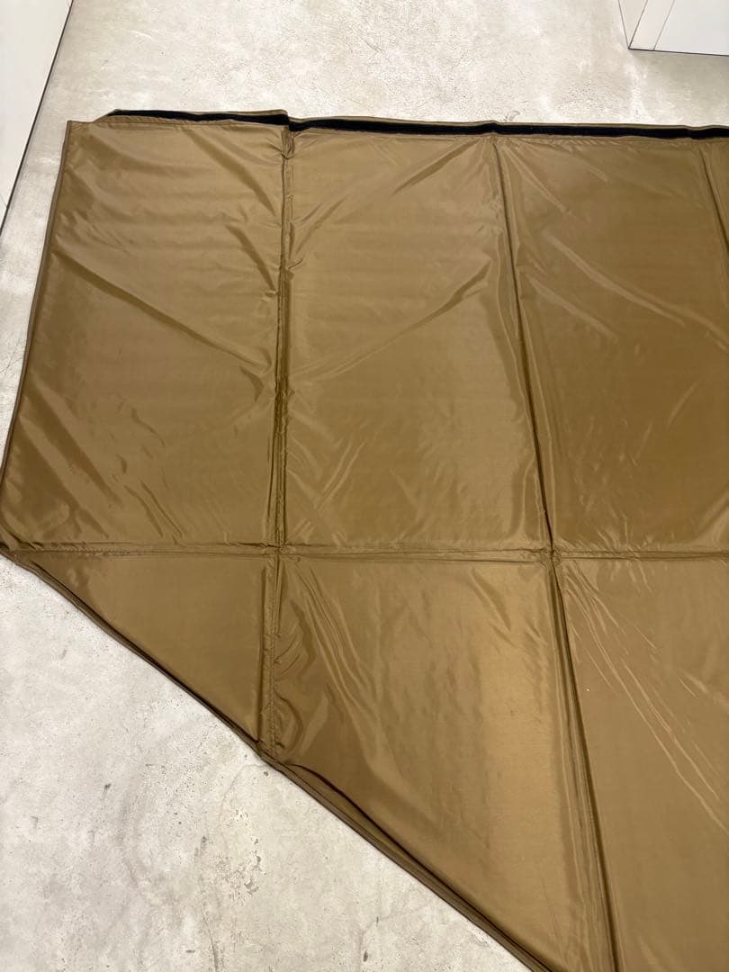 美品　DOD ワンポールテントL マット　MA8-771-BR