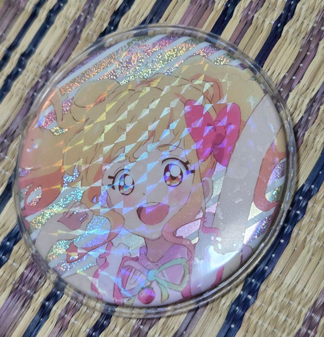 アイカツ! 5thフェスティバル! グリッター 缶バッジ 虹野ゆめ　缶バッジ