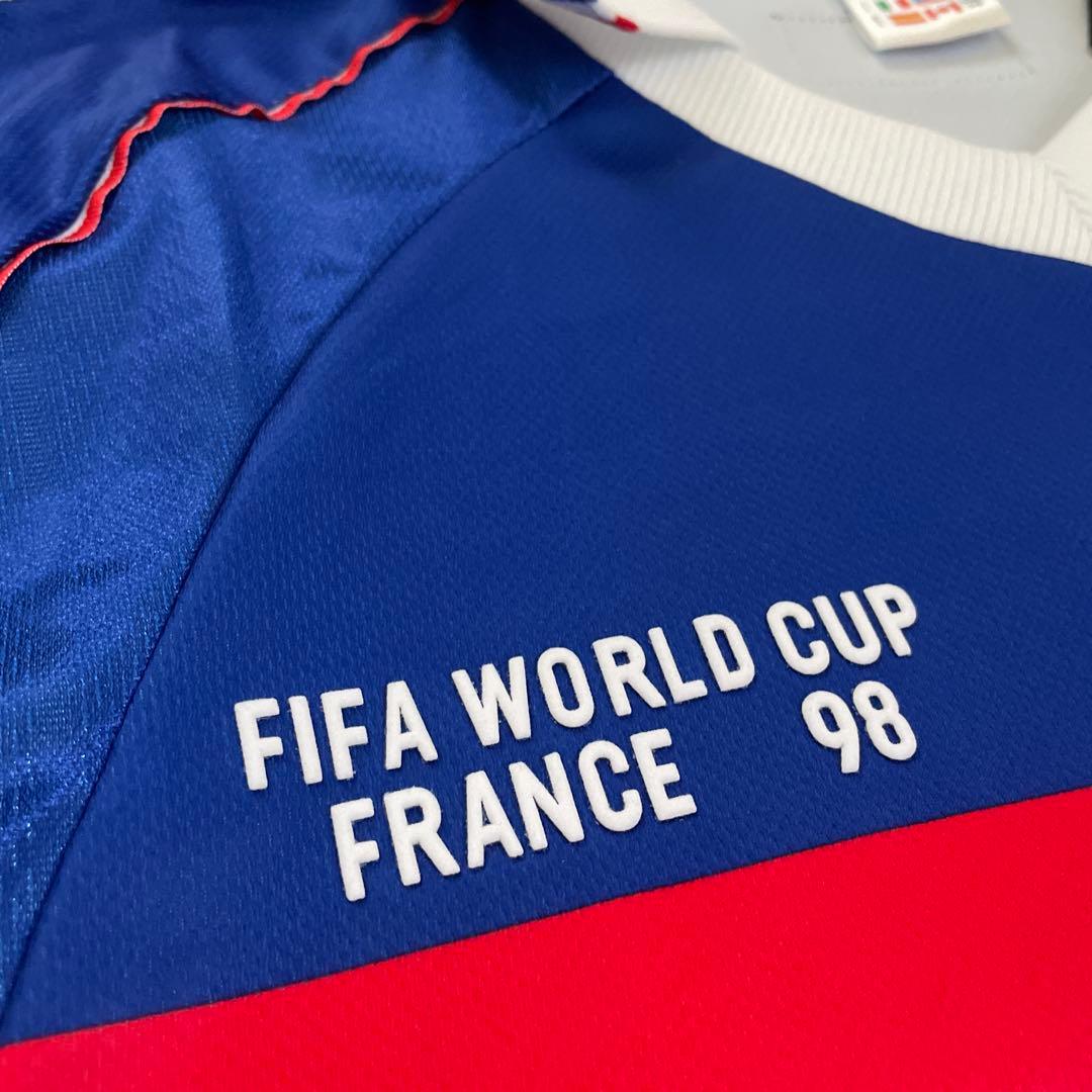 1998年　フランス代表　ジダン　ユニフォーム　サッカーシャツ
