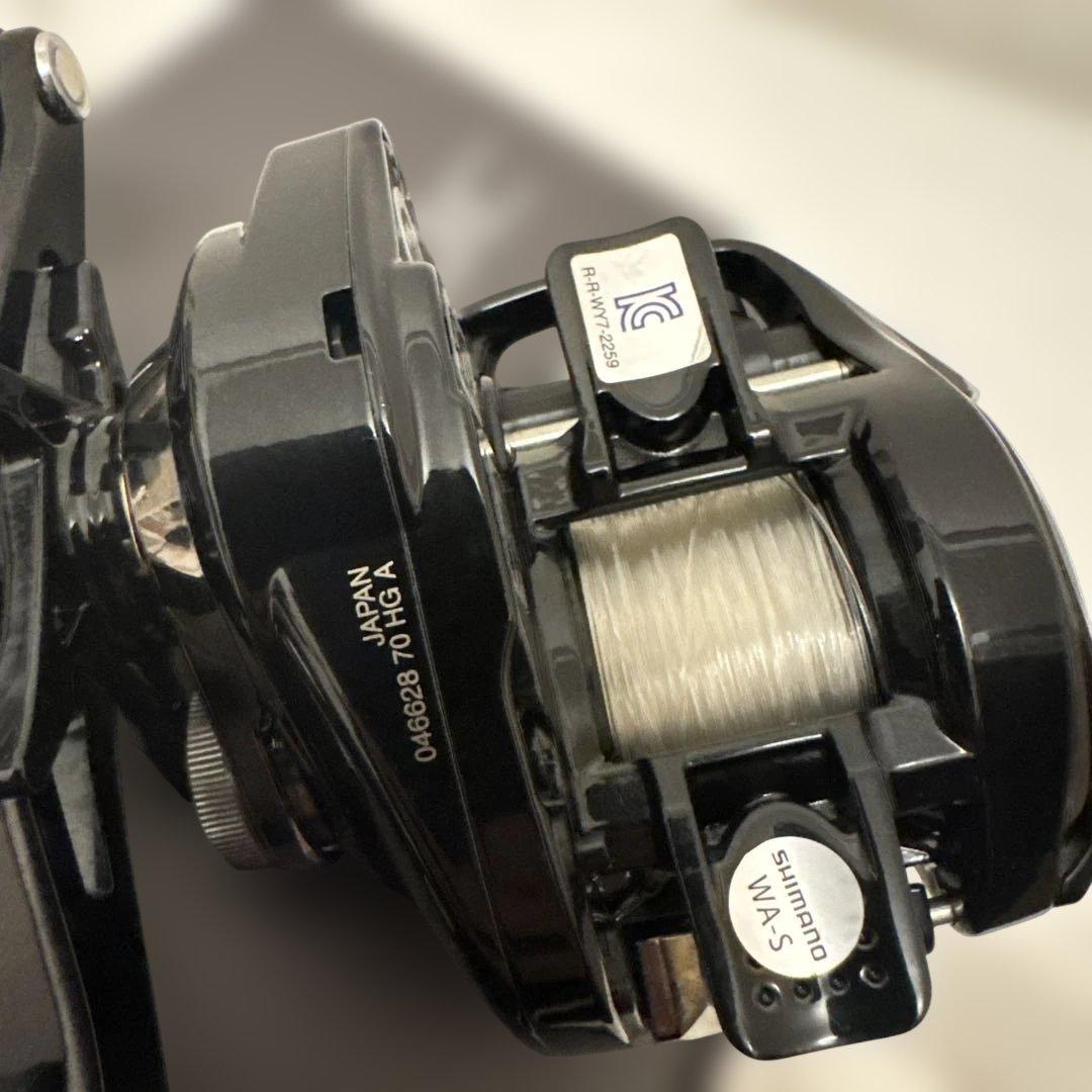 SHIMANO メタニウム DC 70HG 夢屋カスタムハンドル付き　美品