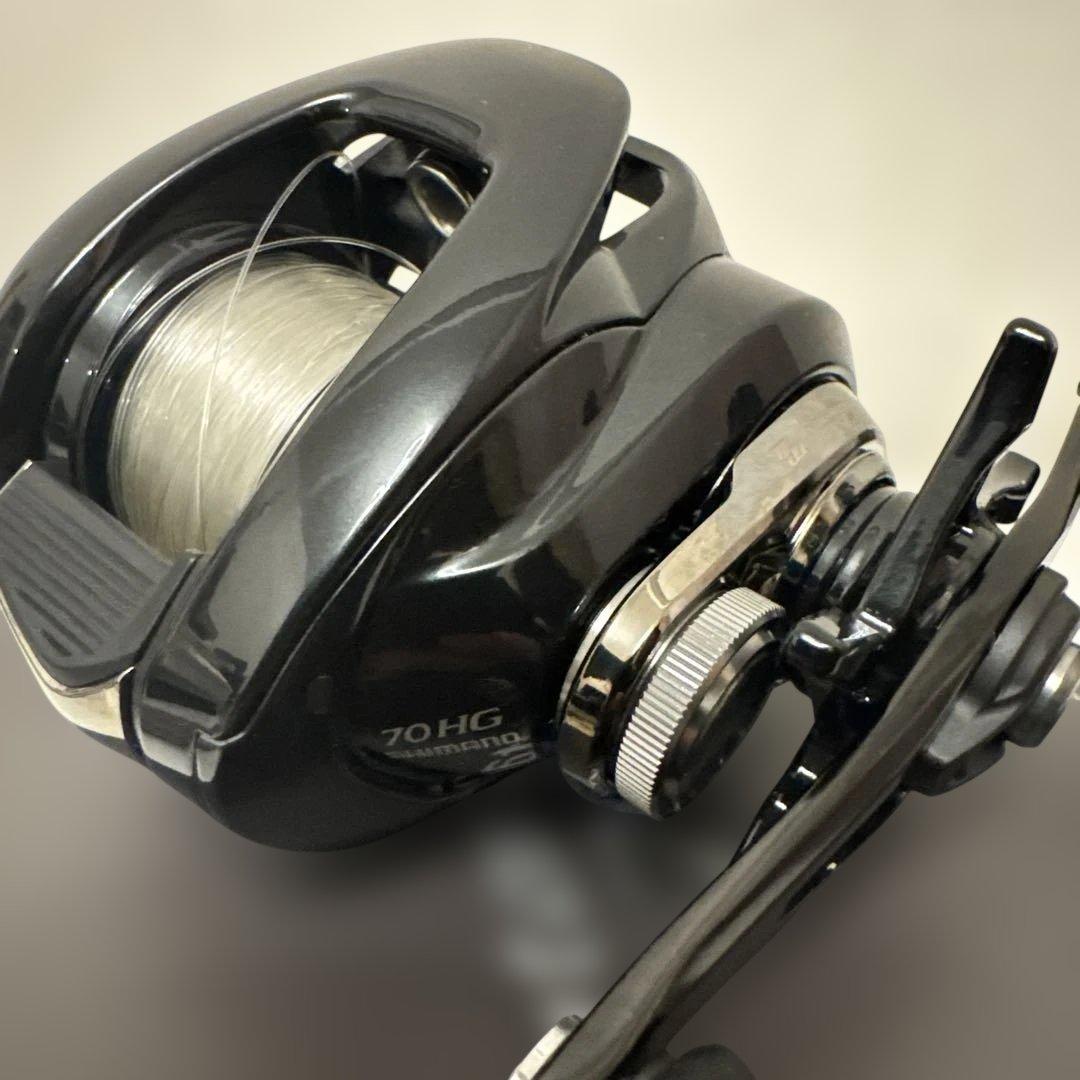 SHIMANO メタニウム DC 70HG 夢屋カスタムハンドル付き　美品