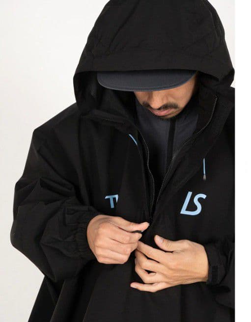 LUZeSOMBRA　TWM　ライトテックポンチョ　ブラック　収納袋付　美品