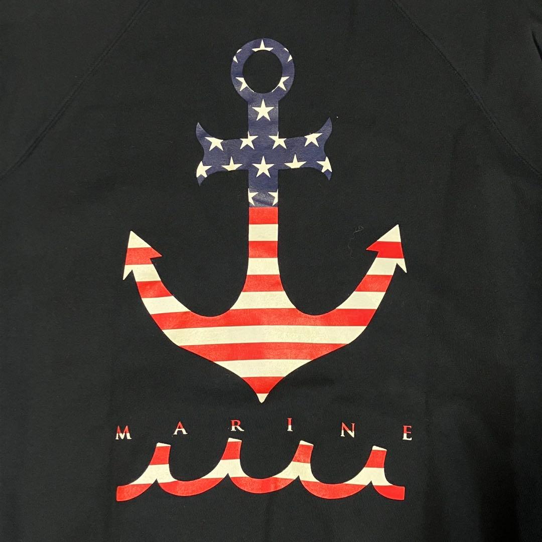 muta MARINE ムータマリン 長袖スウェット サイズ6 ネイビー XL