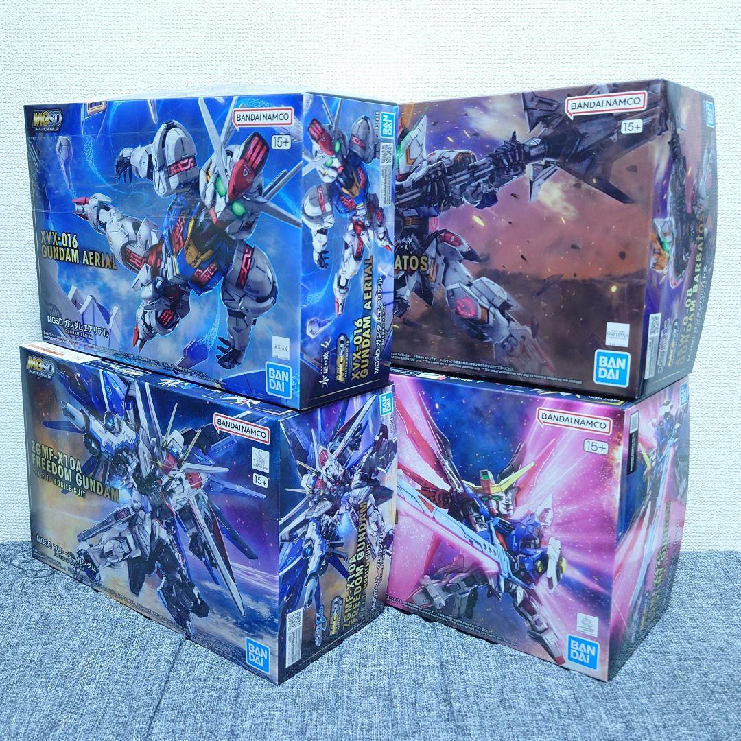 MGSD ガンダム ディスティニー エアリアル フリーダム バルバトス セット