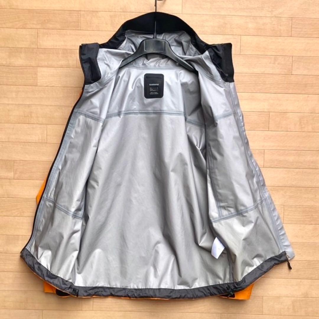 美品 XL シマノ 3レイヤー レインスーツ RA-047X フィッシングスーツ