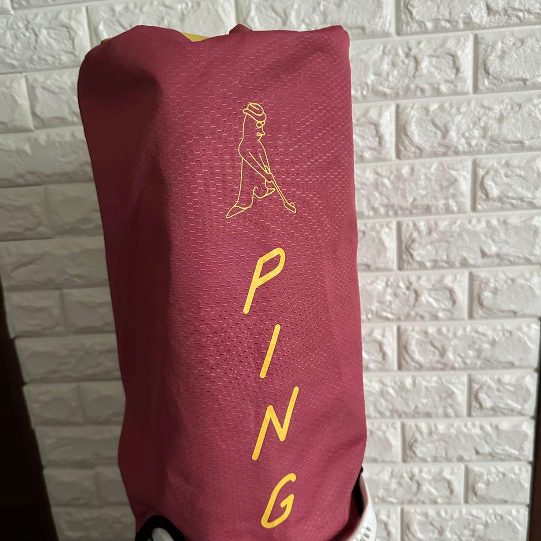 希少 ピン PING CB-P225 マルーンゴールド キャディバッグ 限定