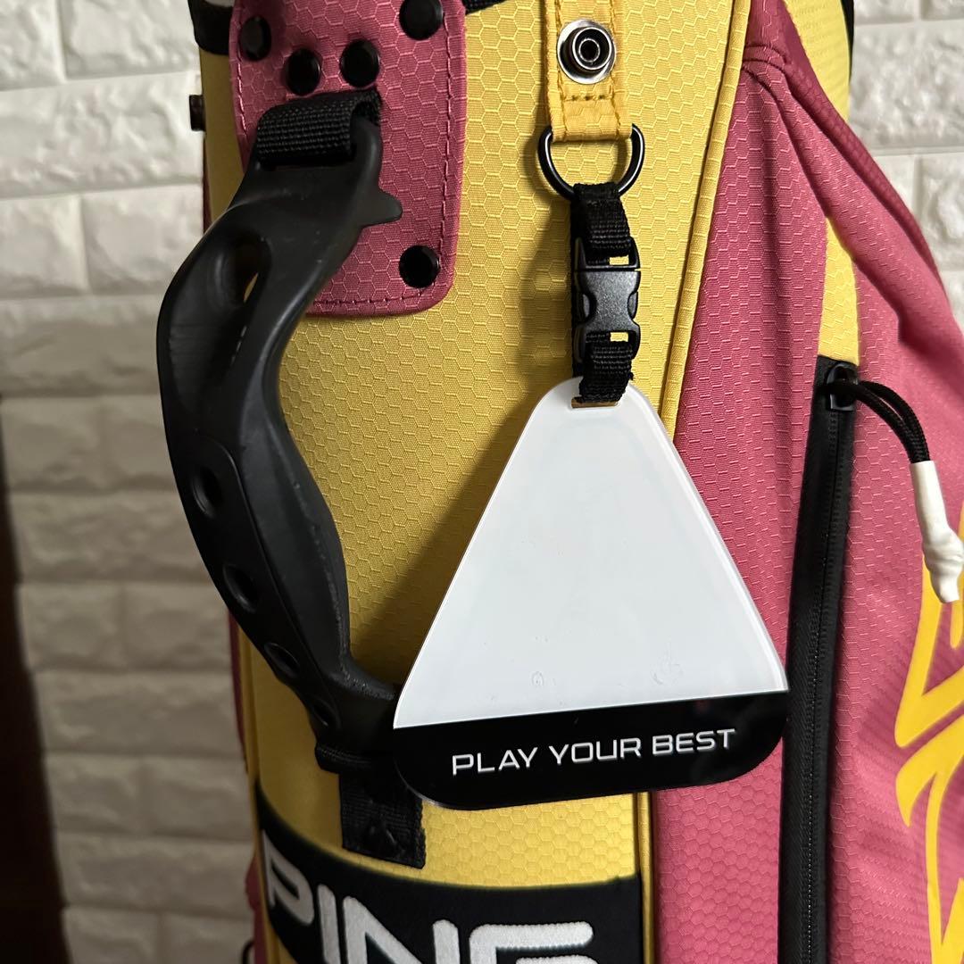 希少 ピン PING CB-P225 マルーンゴールド キャディバッグ 限定
