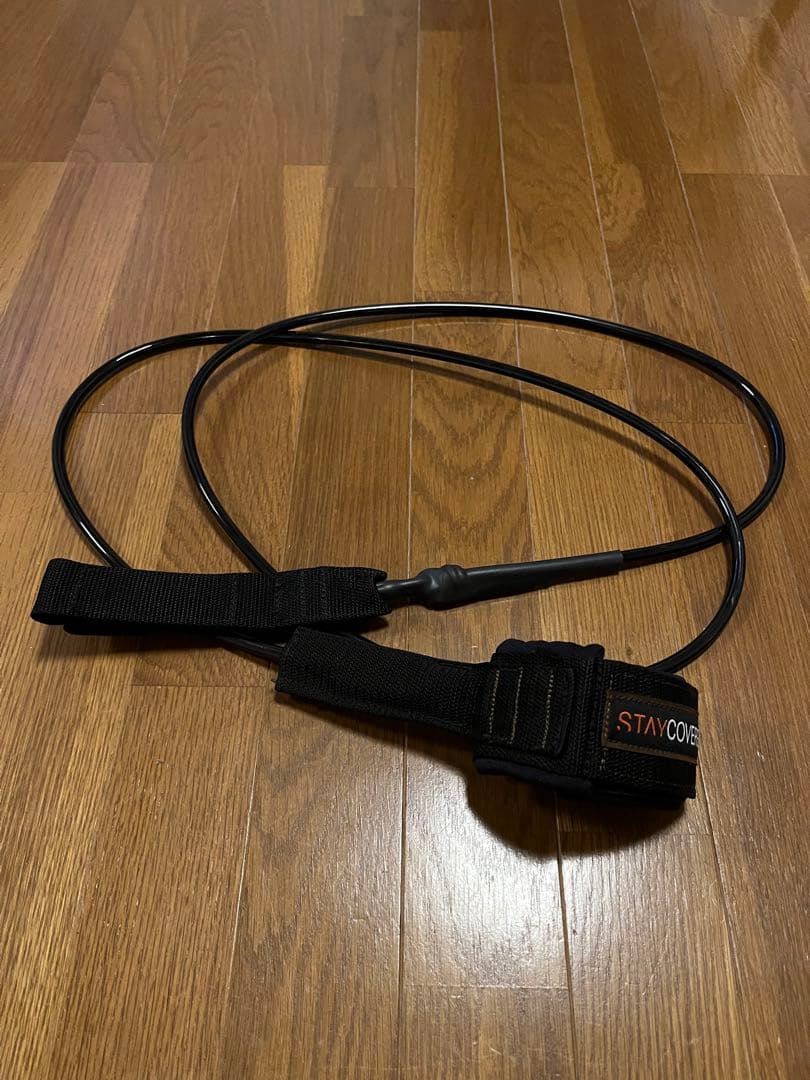 STAY COVERED サーフボードリーシュコード ブラック