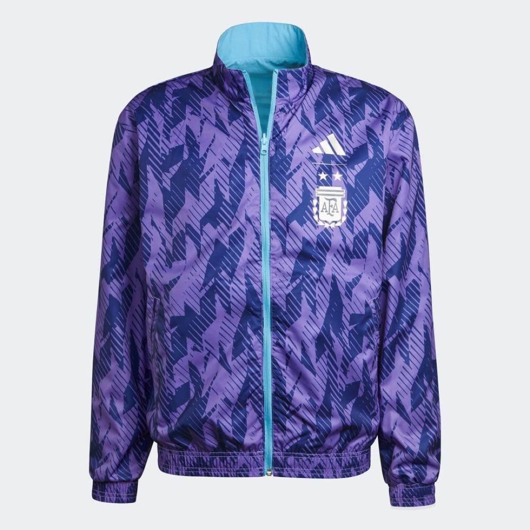 adidas アルゼンチン代表　アンセムジャケット　リバーシブル