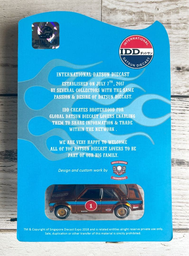 ★DATSUN BLUEBIRD 510★ SG DIECAST EXPO’18