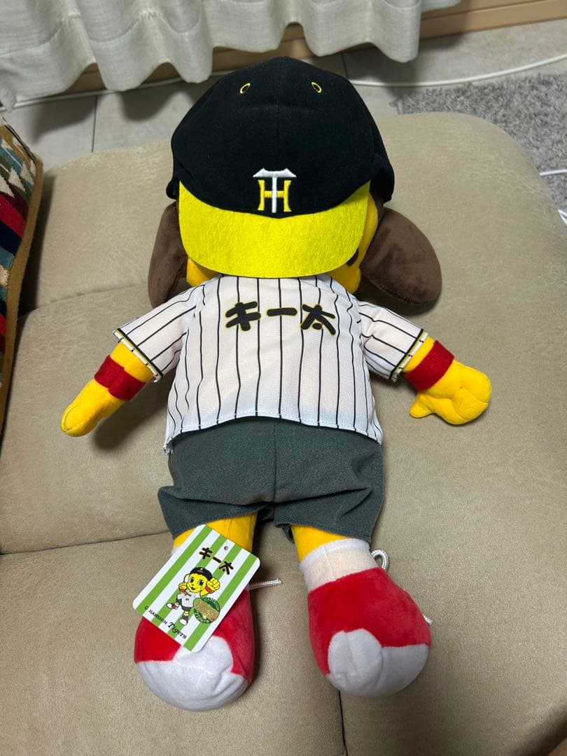 美品‼️帽子セット！阪神タイガース キー太 ぬいぐるみ Ｌ