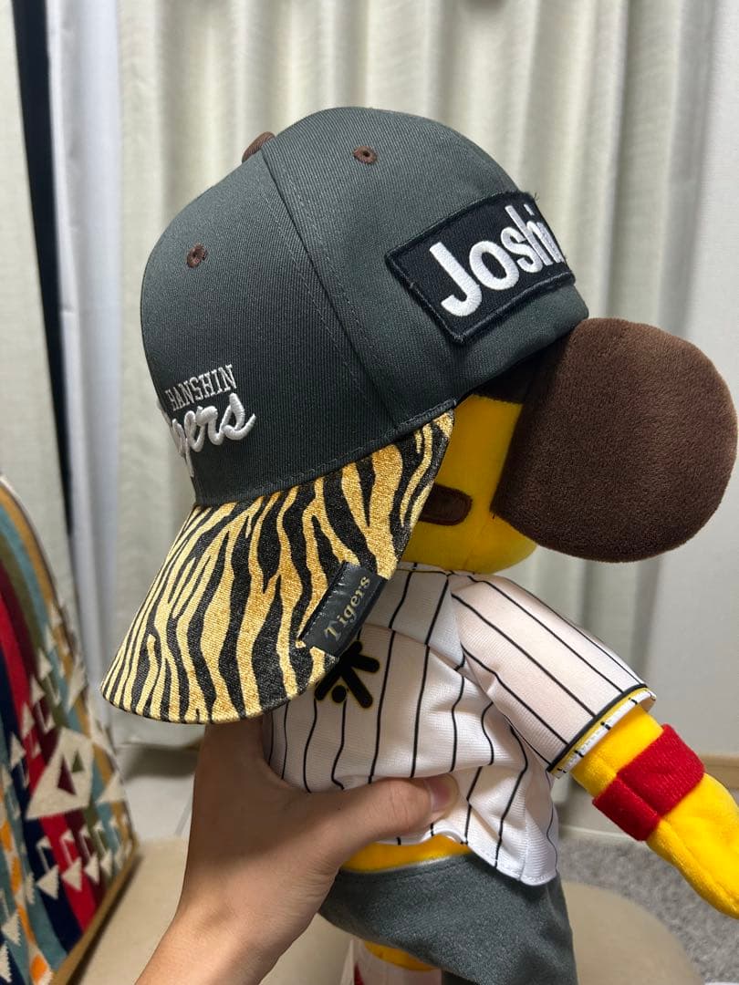 美品‼️帽子セット！阪神タイガース キー太 ぬいぐるみ Ｌ