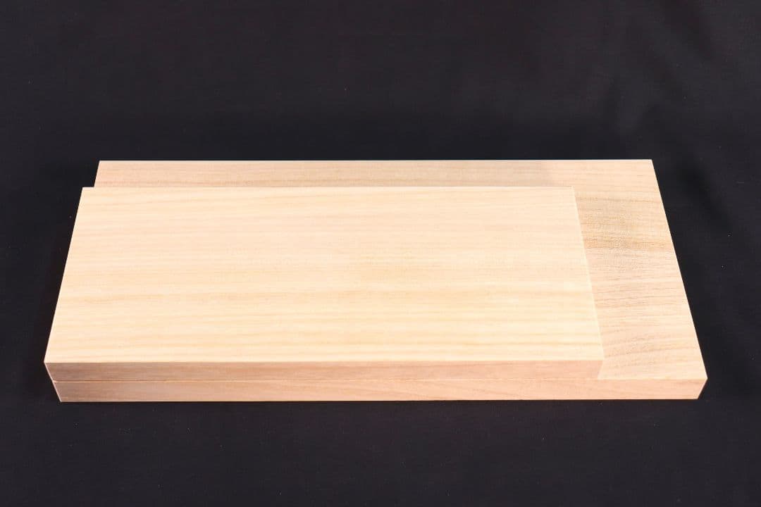 【480×225×30/400×170×25】桐まな板セット　木製　日本製