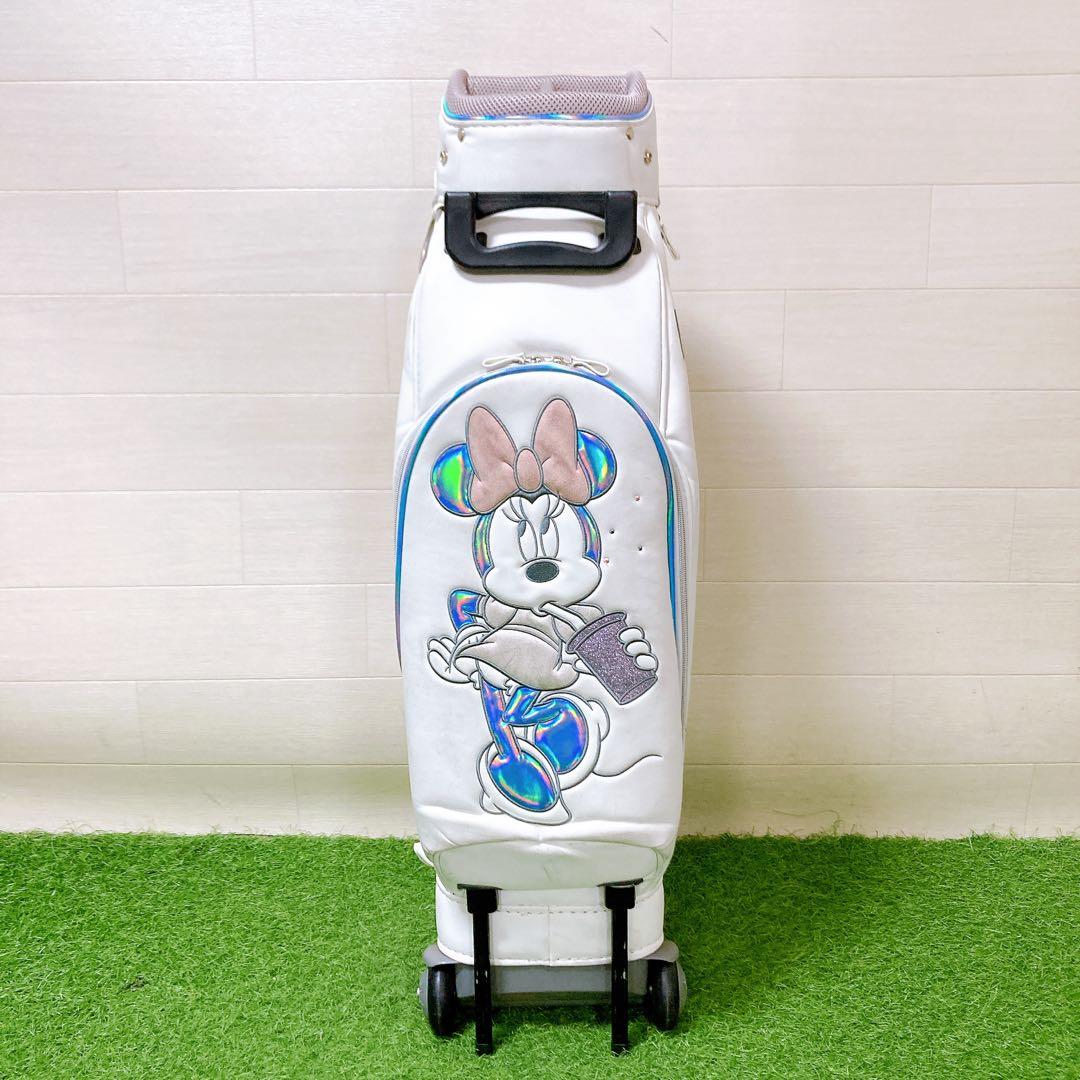 Hミッキーマウス　ミニーマウス　ゴルフクラブケース　キャディーバッグ　ディズニー