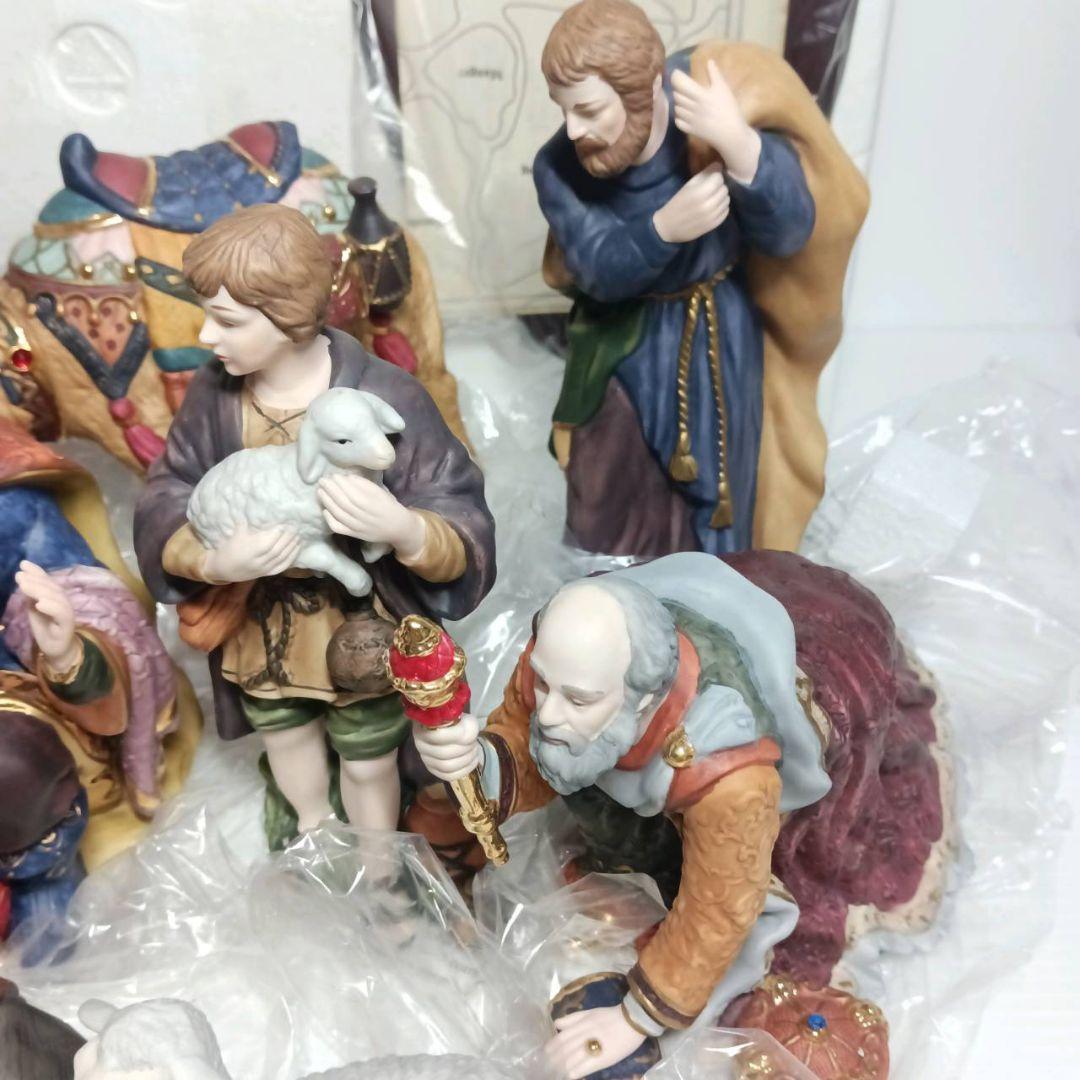 KIRKLAND NATIVITY 13ピース キリスト降誕セット ハンドペイン