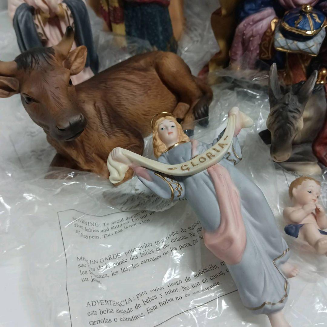 KIRKLAND NATIVITY 13ピース キリスト降誕セット ハンドペイン