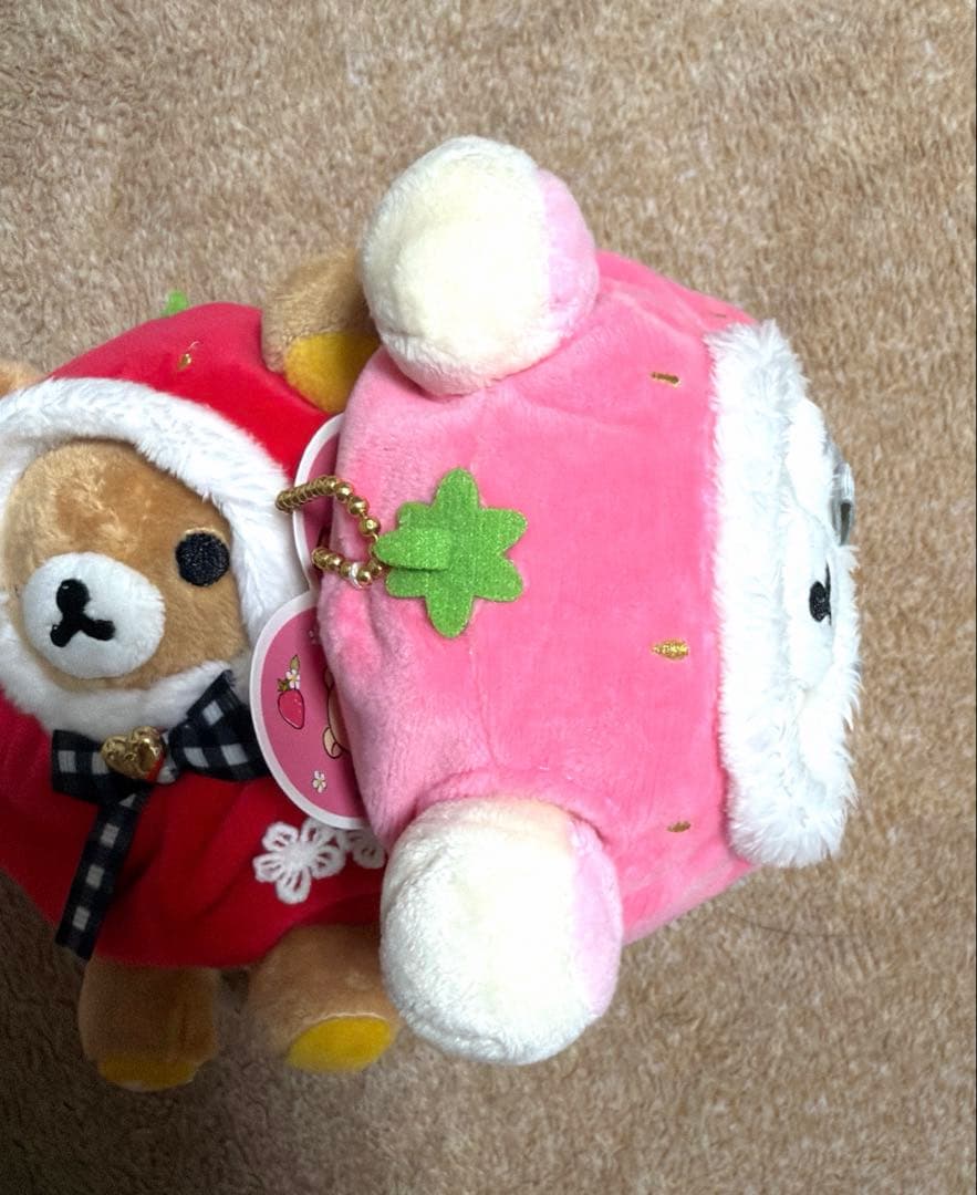 リラックマストア限定 あつめてぬいぐるみ パリのいちご 着ぐるみ